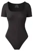 Damen Body mit Formeffekt Kurzarm Basic Trainings-Sport Produktbild-Vorschau 1