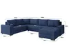 CHIEF U – Ecksofa Couchgarnitur in U-Form mit Produktbild-Vorschau 2
