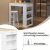 WOLTU Bartisch, Stehtisch mit 1 Schublade & 3 Ablagen, Produktbild-Vorschau 8