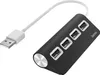 Hub Hama 1:4, USB 2.0, alimentato da bus (nero) Anteprima dell’immagine prodotto 1