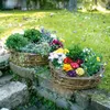 Pflanz-Rad, 2er Set, rund, Ø 30cm x H 9cm, Ø 37cm x H 9cm, Produktbild-Vorschau 6