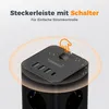 TESSAN 8 Fach Mehrfachsteckdose mit 1 USB C 3 USB A Produktbild-Vorschau 6