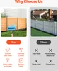 SucceBuy Clôture pare-vue bois 2 panneaux Clôture de jardin Voir les images du produit 5
