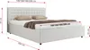 MKS MEBLE Polsterbett Doppelbett PAVO CLASSIC Bett mit Produktbild-Vorschau 6