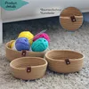 DECCARO Aufbewahrungskorb, braun, 3er Set Produktbild-Vorschau 4