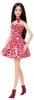 Bambola Barbie Fashionistas Bruna con Abito Leopardato Rosa Anteprima dell’immagine prodotto 7