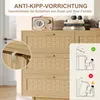 Commode en bois massif UnboxG 115x40x80 cm chêne – 6 Voir les images du produit 6