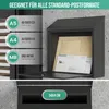 Avalo Briefkasten Edelstahl mit großem Schlitz - sicher & Produktbild-Vorschau 7