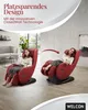 WELCON Massagesessel EASYRELAXX rot / weinrot / bordeaux - Produktbild-Vorschau 9