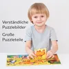 Erste Große Puzzles Tiere in Afrika und Asien mit 25 Produktbild-Vorschau 3