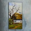 Wanduhr Uhr Wandbild Leinwand Geräuschlos 30x60 Gemälde Produktbild-Vorschau 2