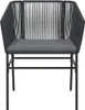 vidaXL set da pranzo da giardino 9 pezzi con cuscini in Anteprima dell’immagine prodotto 7