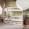 Hochbett 90x200 Etagenbett Kinderbett Jugendbett Stockbett Produktbild-Vorschau 1