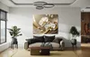 Obraz na płótnie Złota Orchidea Kwiat 3D 120x80 Feeby Złoty Podgląd zdjęcia produktu 2