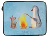 Mr. & Mrs. Panda Laptophülle Pinguin Lagerfeuer 33 x 42 cm Produktbild-Vorschau 4