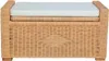 MiaMöbel Truhenbank 90x47x50 cm Landhausstil 100% Baumwolle Produktbild-Vorschau 2