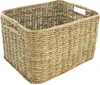 Aufbewahrungskorb Rattan 46x36x28cm – Regalkorb Produktbild-Vorschau 1