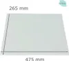 Kühlschrank Einlegeboden - Ornament504 -  4 mm - eckige Produktbild-Vorschau 1