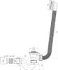 Belvit Siphon Badewanne 1 1/2" x DN40/50 mm Produktbild-Vorschau 3