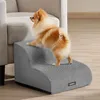 Feandrea Hundetreppe, 2 Stufen, Waffelcord, Haustiertreppe, Produktbild-Vorschau 1