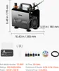 VEVOR Airbrush Set 1/6 PS se vzduchovým kompresorem, 1 Náhled obrázku produktu 7