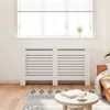 vidaXL Heizkörperabdeckung Weiß 152×19×81,5 cm MDF Produktbild-Vorschau 2