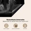 KitchenYeah© Herdabdeckplatte Elefant - Schwarz - Weiß - Produktbild-Vorschau 5