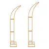 Two gold curved stands are shown against a white background. Podgląd zdjęcia produktu