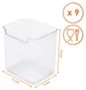 Kunststof koelkastorganizer, klein, 12 x 11 cm, transparant Productafbeelding-voorbeeld 2