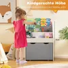 Dětský regál COSTWAY se 3 policemi a pojízdným boxem na Náhled obrázku produktu 2