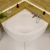 ECOLAM Badewanne Eckwanne Eckbadewanne Acrylwanne SELMA 140 Produktbild-Vorschau 8