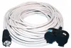 Rallonge électrique en PVC H05VV-F 3G2,5 blanche avec Voir les images du produit 1