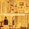 3×3m Lichtervorhang  PVC, 300 LED Warmweiß, 8 Modi mit Produktbild-Vorschau 10