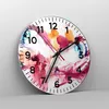 Wanduhr - Rund - Glasuhr - weiblich Blume Sommer Produktbild-Vorschau 4