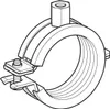 Geberit Rohrschelle gedämmt mit Gewindemuffe M8/M10 Produktbild-Vorschau 2