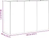 vidaXL Bac à plantes 120x40x80 cm acier galvanisé Voir les images du produit 8