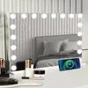 AjieQaQ Kosmetické zrcadlo Hollywood 18 LED 80x60 cm, 3 Náhled obrázku produktu 1