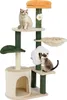 A cat tree with two cats on it, set against a white background. Podgląd zdjęcia produktu
