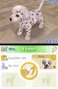 A screenshot from a video game, showing a virtual puppy and game interface elements. Produktbild-Vorschau