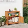 vidaXL Garten-Konsolentisch 80x35x75 cm Massivholz Akazie Anteprima dell’immagine prodotto 3