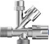 Valvola angolare KIRCHHOFF, 1/2 "AG , x 3/4 "AG x 3/8 "AG x Anteprima dell’immagine prodotto 7