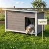 zooprinz Hundehütte Jacky | L | Wetterfest | Massivholz | Produktbild-Vorschau 1