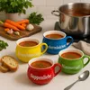BURI Set de 4 bols à soupe en céramique | Bols à anse Voir les images du produit 2