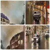 Bilder auf glas - Paris Turm Straße - 70x50cm - Glasbilder Produktbild-Vorschau 8