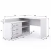 Marlux-Meble Alto Schreibtisch mit Schubladen 3 und 2 Produktbild-Vorschau 6