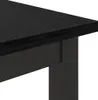 vidaXL Tavolo nero in rovere 80 x 50 x 76,5 cm Anteprima dell’immagine prodotto 7