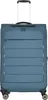 A blue Travelite SKAII Trolley L suitcase on a white background. Anteprima dell’immagine prodotto