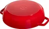Staub Guss Bräter, rund Kirschrot 28 cm Produktbild-Vorschau 2
