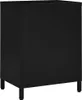 vidaXL Nachttische 2 Stk. Schwarz 40x30x54,5 cm Stahl und Produktbild-Vorschau 3
