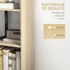 HOMCOM Étagère bibliothèque séparateur de pièce style Voir les images du produit 4